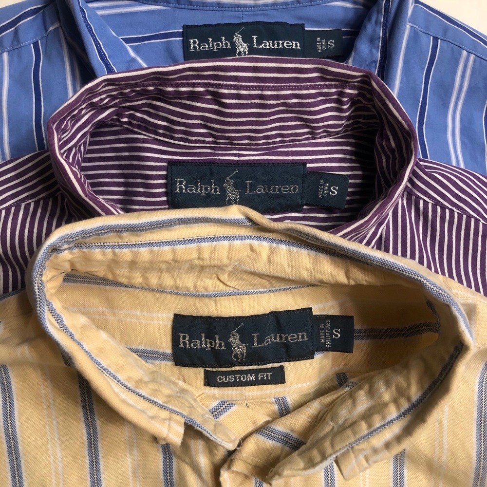 POLO Ralph Lauren - YELLOW SHIRT ONLY, OTHERS NFS - Size S